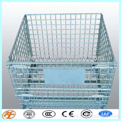 Collapsible mesh box/ portable storage containers